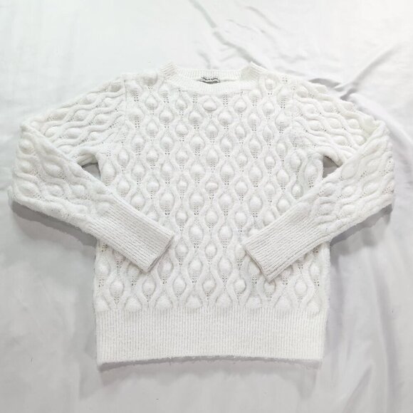 Theo & Spence Womens White Crewneck Pullover Sweater Size Small
Lot F - Picture 3 of 9